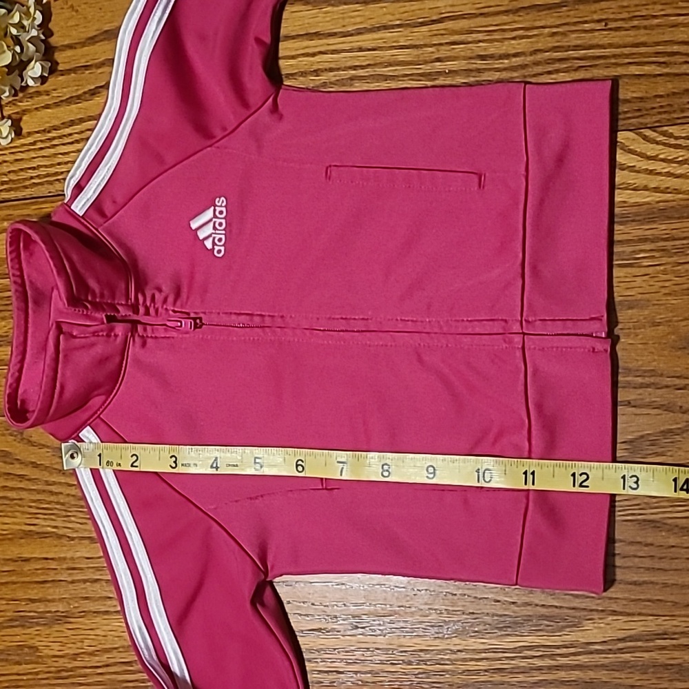 Adidas Hot Pink Track Jacket - 12 Months - Picture 6 of 7